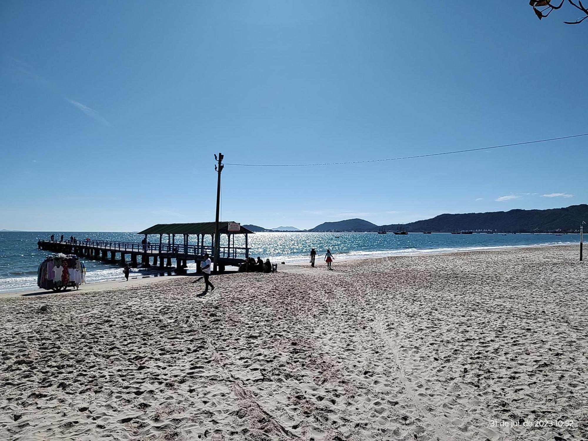 Apto 20 Metros Do Mar. Florianopolis Bagian luar foto